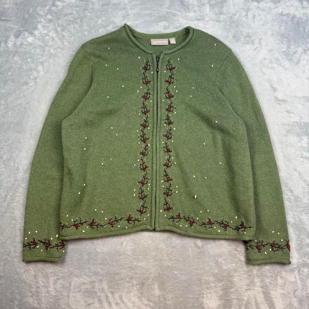 Croft-barrow Women's Green Cardigan